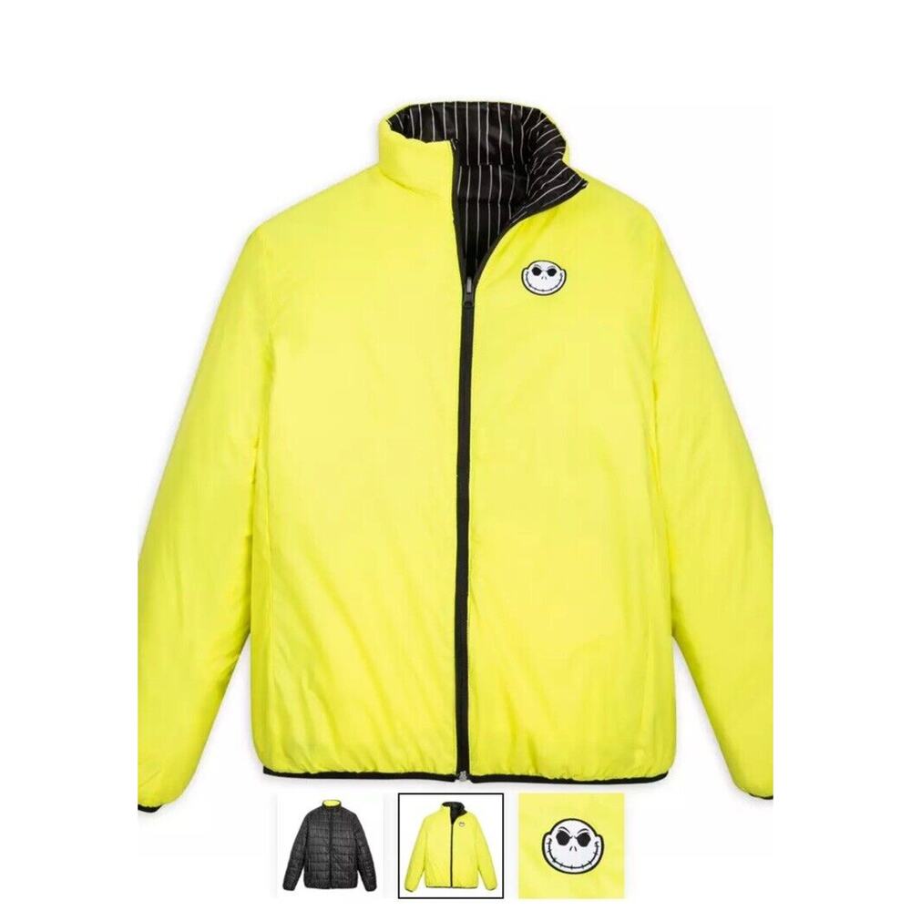 Disney’s The Nightmare Before Christmas Jack Skellington Puffy Jacket Reversible - Picture 12 of 12